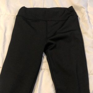 Black athletic leggings. Size large. Fits like a medium.